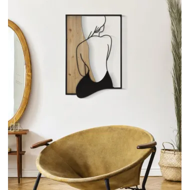 PANEL ŚCIENNY BEAUTY FERRO I WOOD 60 2 90 cm